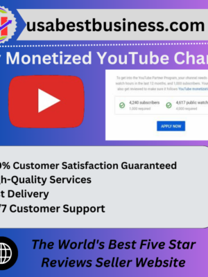 Buy Monetized YouTube Channel